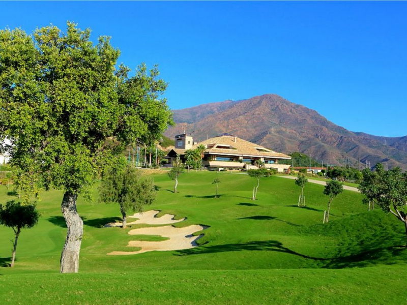 Valle Romano Golf 18th Clubhouse